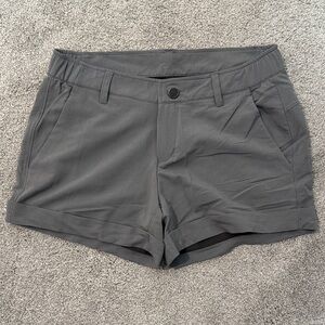 Free Fly Apparel Women's Gray Stretch Bermuda Shorts